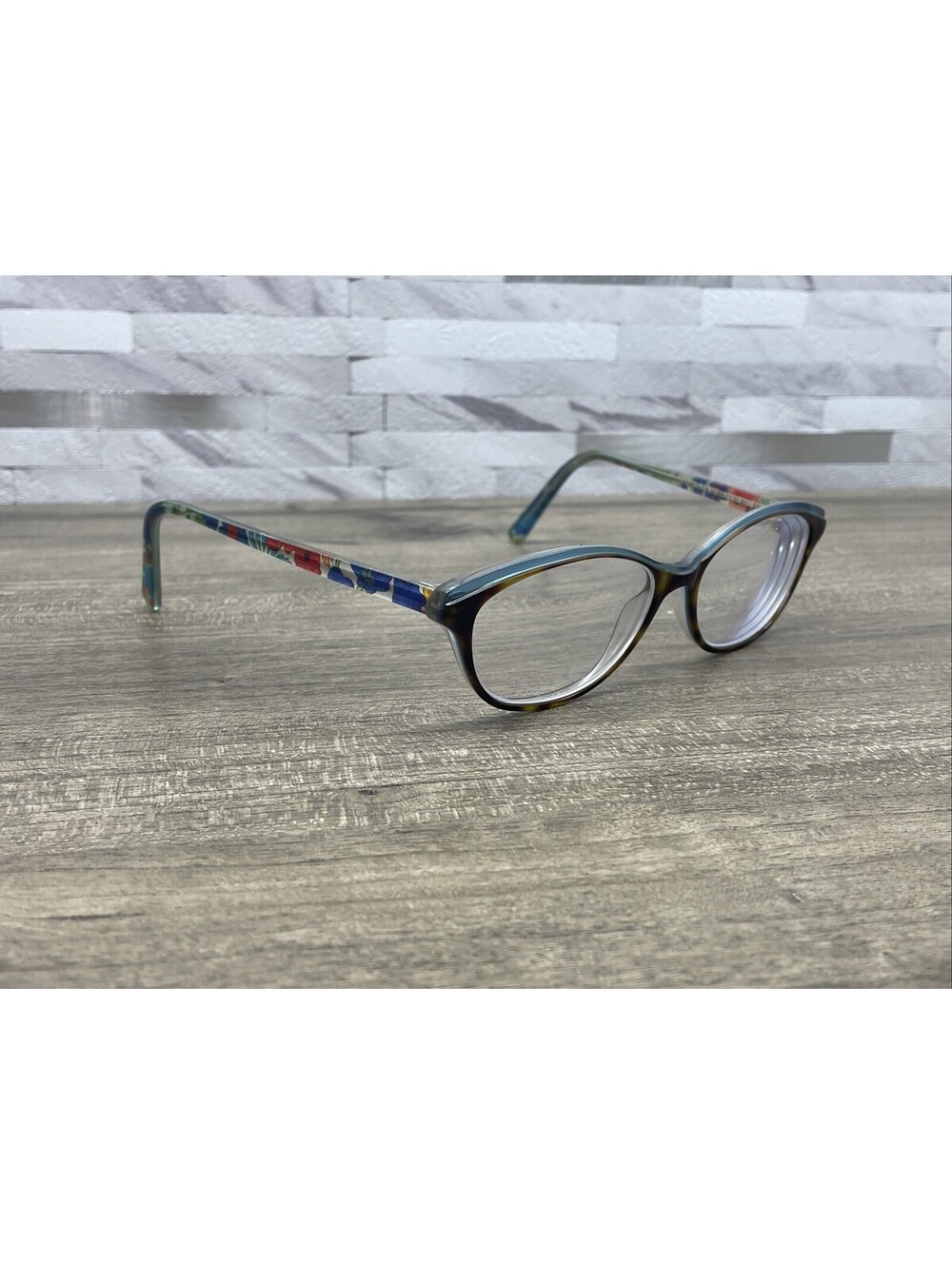 Jean Lafont Paris Victoire 675 Eyeglasses Floral Cat Eye 52[]15-138 FRAMES ONLY